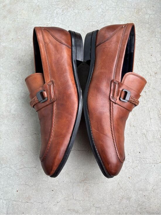 Cole Haan Warner Grand Bit Loafers Mens Brown Leather Dress Shoes Slip On 10.5 main image 4